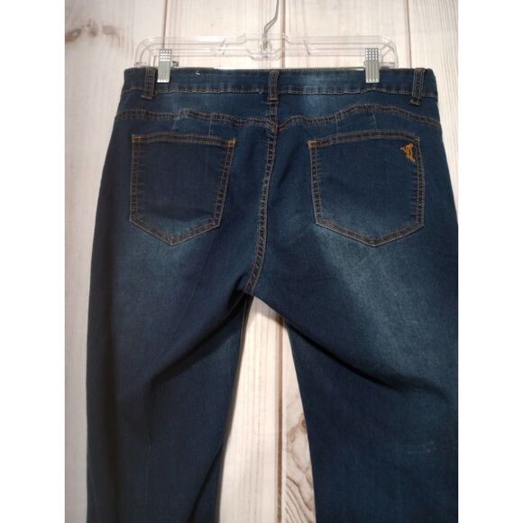 V.I.P Jeans‎ Junior 17 Blue Distressed - Picture 4 of 7